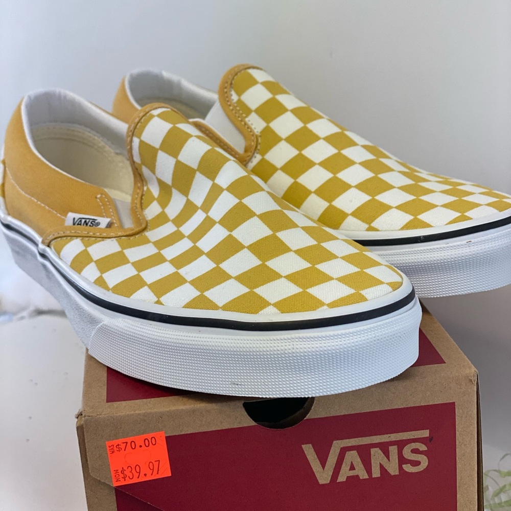 Checked vans
